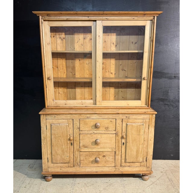 Pine Kitchen Dresser, 1890 For Sale - Image 11 of 11