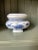 Unusual ceramic chinoiserie stand with blue and white Asian motif. Made in the Late 20th Century