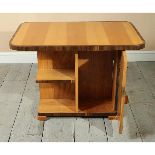 Brown Art Deco Ash and Walnut Coffee Table, 1930s For Sale - Image 8 of 13