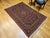 Persian Vintage Persian Kashan Area Rug, Hand-Knotted Wool, Floral Pattern, Navy & Red, 5x7 For Sale - Image 3 of 16