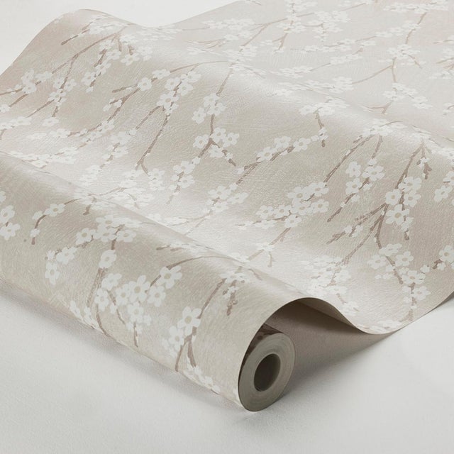 Featuring delicate trailing apple blossoms, Alice is a charming small-scale floral pattern with a soft, textural...