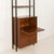 Black Vintage Italian Floor to Ceiling Wall Unit with a Bureau or a Bar Cabinet, 1960s For Sale - Image 8 of 18