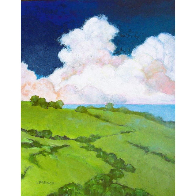 Malibu Pacific Hills Lynne French 16x20 California Coastal Landscape For Sale - Image 4 of 6