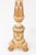 Neoclassical Pair of 18th Century Italian Painted and Parcel-Gilt Wood Pricket Candlesticks For Sale - Image 3 of 4