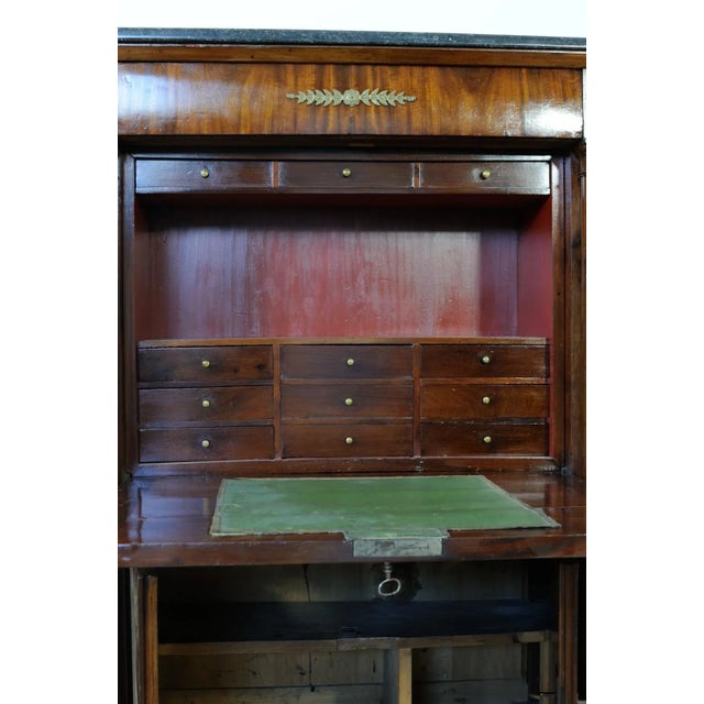 19th Century Empire Mahogany Secretaire For Sale - Image 10 of 18