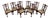 Set of 8 Thomasville Mahogany Dining Chairs For Sale