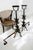 Large French Wrought Iron Fire Dogs, Set of 2 For Sale - Image 5 of 18