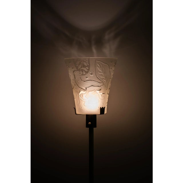 Floor Lamp by Bo Notini for Glössner & Co., Denmark, 1940s For Sale - Image 6 of 9