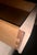 Blush Vintage John Widdicomb Factory Custom Blush Pink Louis XV Style Tooled Leather Top Writing Desk For Sale - Image 8 of 11