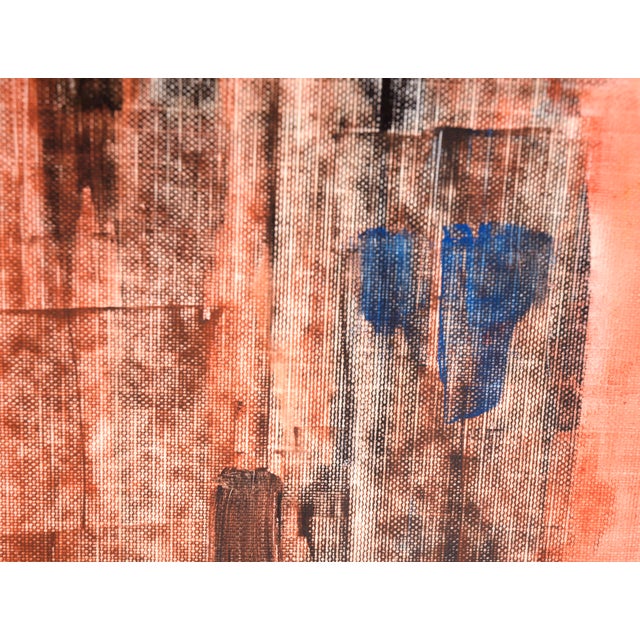 Abstracted Figurative and Stone in Acrylic on Textured Paper by Ricardo De Silva For Sale In Monterey, CA - Image 6 of 8