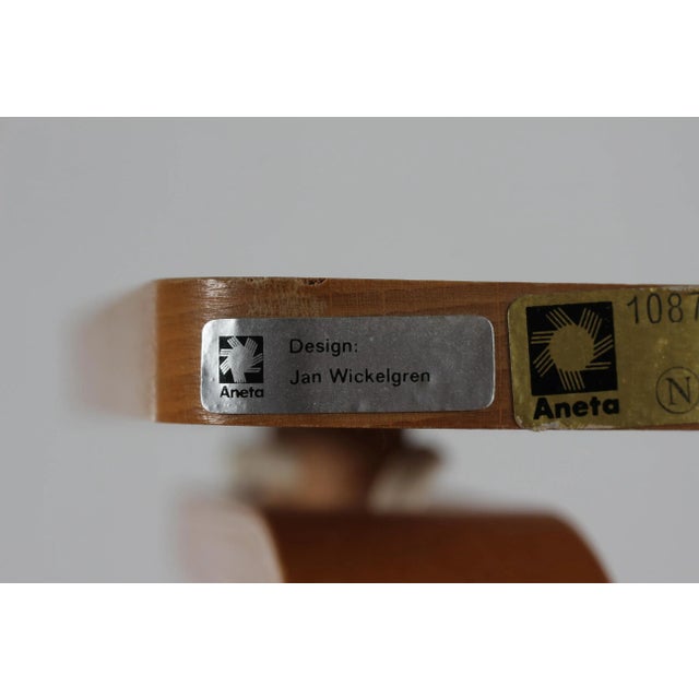 Scandinavian Modern Aneta Wall Lamp in Beech by Jan Wickelgren, Sweden, 1970s For Sale - Image 10 of 12