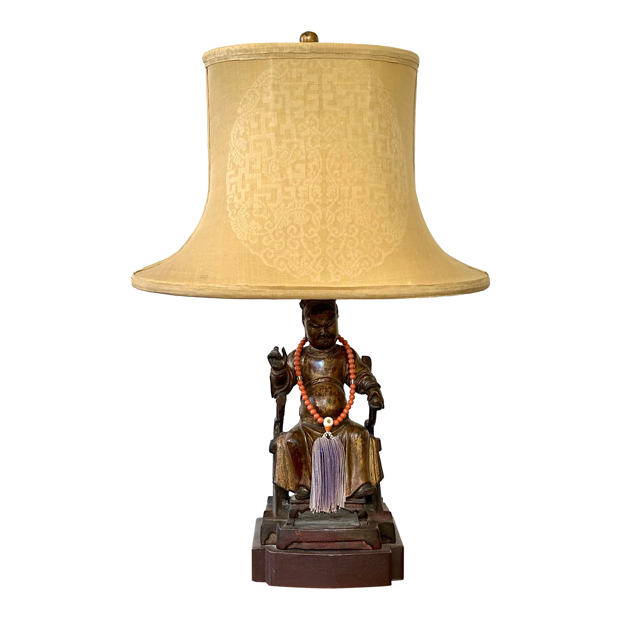 Seated Buddha Table Lamp | Chairish display picture 1