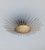 Mid-Century Modern Spanish Gold-Leaf Gilt Metal Sunburst Ceiling Fixture, 1960s For Sale - Image 3 of 10