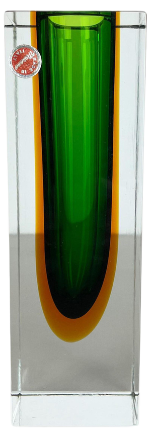 Murano Glass Sommerso Vase attributed to Flavio Poli, 1970s
