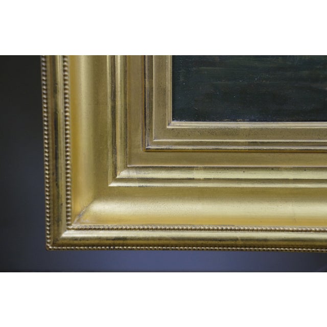 Lewis Bryden Green Meadow Bend Plein Air Landscape Oil Painting 38" For Sale - Image 6 of 14