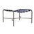 Brown Jordan Kantan Aluminum Suncloth Ottoman, Mica frame with Marine fabric For Sale - Image 12 of 12