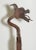 Antique Folk Art Wrought Iron Andirons - A Pair For Sale - Image 4 of 5