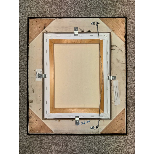 American Original Wildlife Oil Painting “Outfoxed”, Framed. For Sale - Image 3 of 5