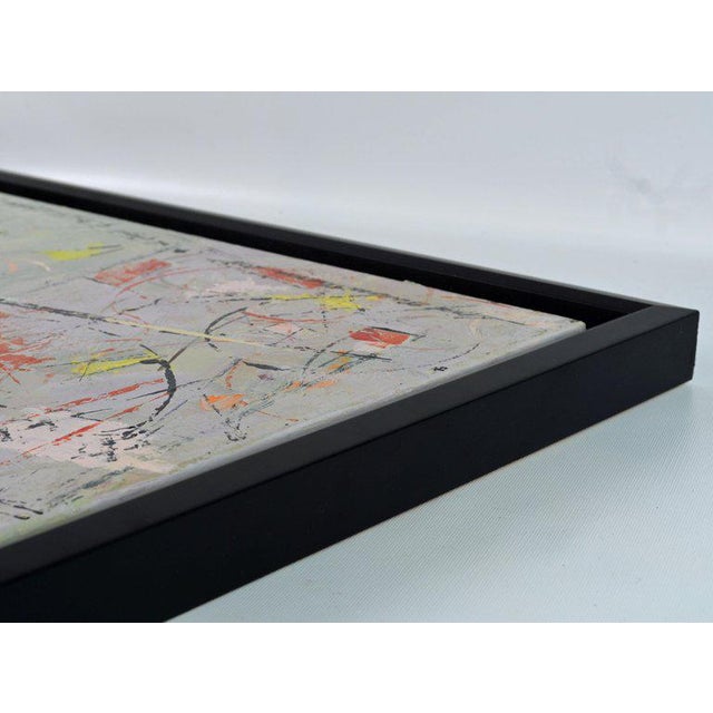 Black 'May Strawberries' Original Painting by Sinai M. Waxman Well Exhibited Artist For Sale - Image 8 of 12