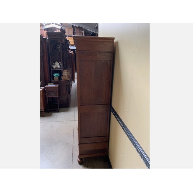Antique Art Nouveau Linen Cupboard, 1910 For Sale - Image 4 of 9