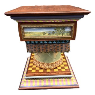 Mackenzie Childs Pedestal For Sale