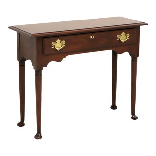 Statton Trutype Solid Cherry Georgian Console Table For Sale