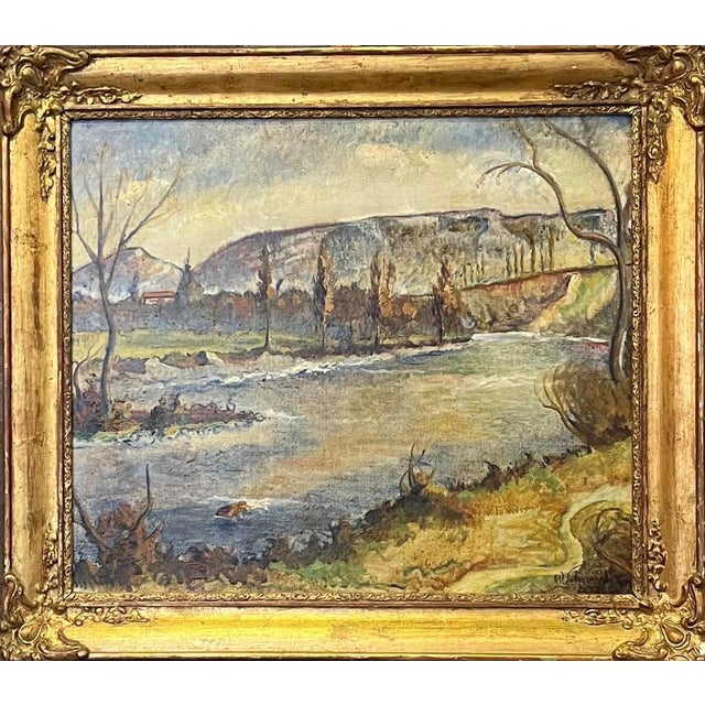 Walter Schneider, Salève Mountain, Oil on Canvas For Sale - Image 8 of 13