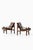 Metal Leather Easy Chairs by Torbjørn Afdal for Bruksbo, 1962, Set of 2 For Sale - Image 7 of 11