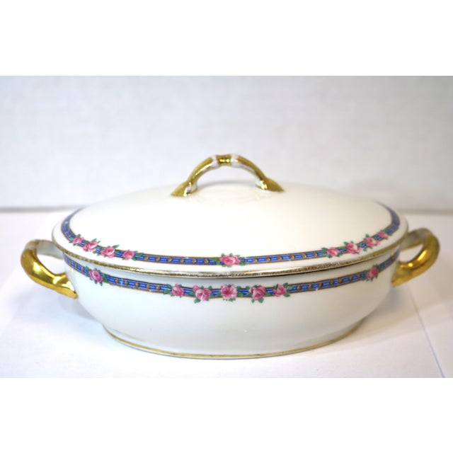 Ceramic Late 19th, Early 20th Century Limoges for Wright, Tyndale & Van Roden Soup Tureen With Lid For Sale - Image 7 of 7