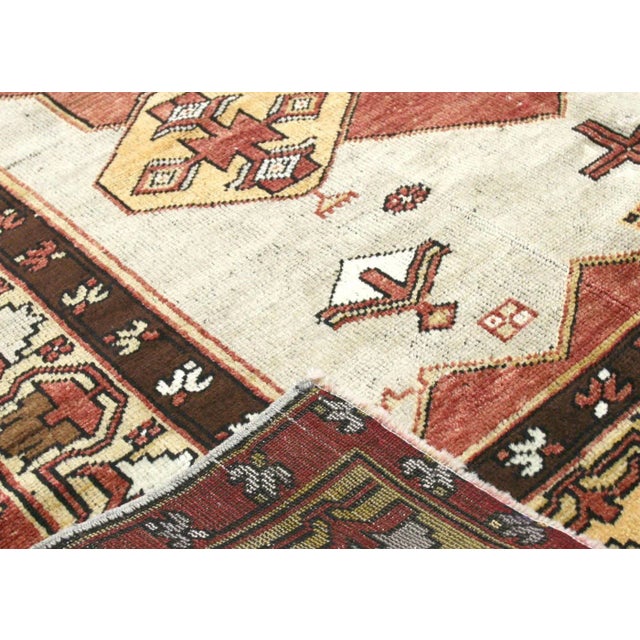 1960s Turkish Oushak Rug For Sale - Image 4 of 6