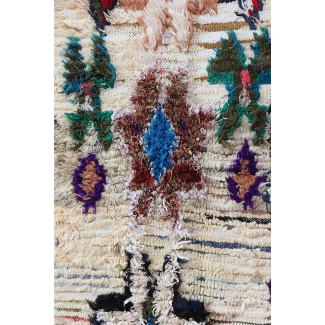 Mid-Century Modern Vintage Moroccan Azilal Rug For Sale - Image 3 of 7