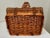 Farmhouse Wicker & Rattan Basket Handled Basket For Sale - Image 3 of 11