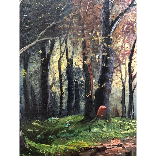 Giuseppe Zago, Début d'automne, Oil on Canvas For Sale - Image 4 of 9