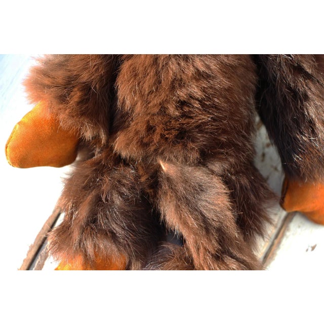 A Monkey in Leather and Rabbit Fur, 1960s, French or German For Sale - Image 12 of 13