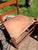 Early 20th Century American Ladder-Back Wood and Hide Chairs. For Sale - Image 9 of 12