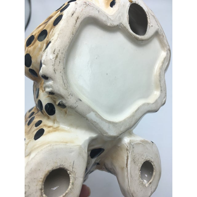 1970s Vintage Ceramic Tiger For Sale - Image 5 of 6