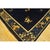 Art Deco 1920s Floral Chinese Square Peking Antique Navy Blue Allover Knotted Wool Rug For Sale - Image 3 of 10