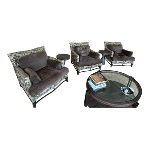 Transitional Donghia Upholtered Arm Chair