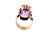 Traditional Antique Victorian 10k Rose Gold Amethyst Solitaire Ring, Size 4.75 For Sale - Image 3 of 5