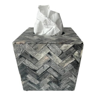 Tessellated Tile Tissue Box Cover-Kassatex For Sale