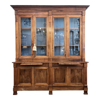 19th Century French Cherry Bookcase/ Bibliotheque For Sale