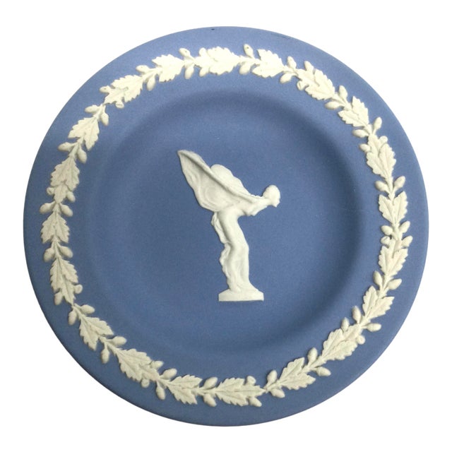 Vintage Rolls Royce Wedgwood "Spirit of Ecstacy" Wall Tray For Sale