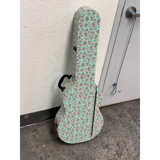 Pottery Barn Guitar Shaped Jewelry Storage Case + Mirror For Sale - Image 4 of 12