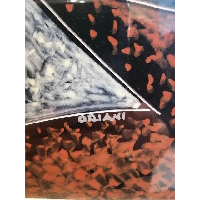 Modern Pippo Oriani, Nature morte à la guitare et coupe de fruits, Gouache on Cardboard, Framed For Sale - Image 3 of 5