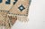 Textile Vintage Hand-Knotted Turkish Kilim Rug in Ivory and Indigo Blue For Sale - Image 7 of 11