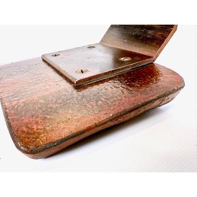 Brutalist Copper Plated Push and Pull Alpana Door Handle, 1970s For Sale - Image 6 of 12
