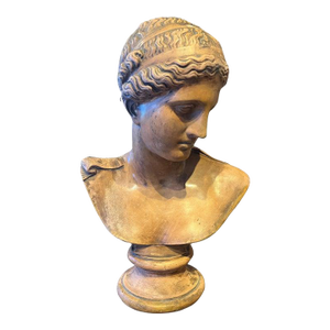 Circa 1910 French Terra Cotta Bust After Venus De Milo