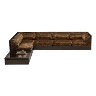 Large Modular Sofa by Rolf Heide for ICF, 1970s, Set of 6 For Sale