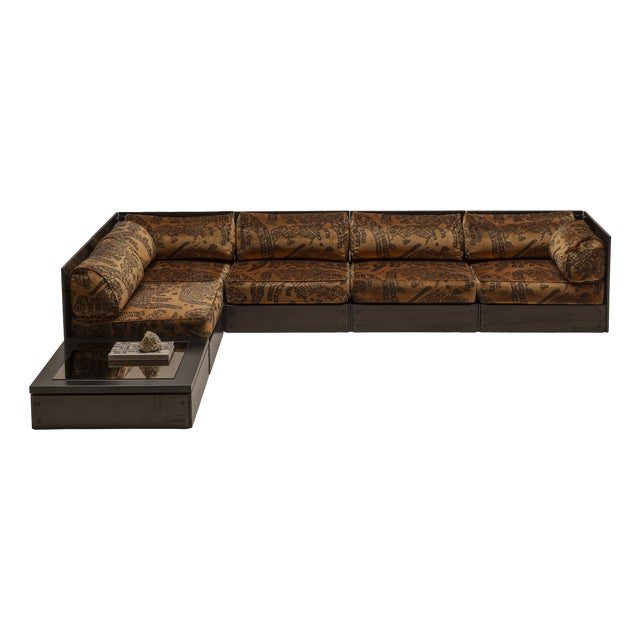 Large Modular Sofa by Rolf Heide for ICF, 1970s, Set of 6 For Sale