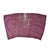 Early 20th Century Hausa Embroidered Boubou Shirt Maroon Nigeria Sidley Collection For Sale In Denver - Image 6 of 11